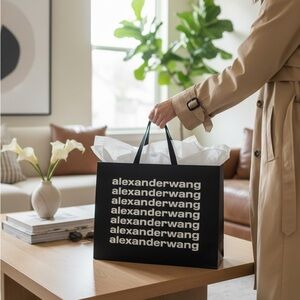 Large Alexander Wang Boutique Shopping Bag Designer Gift Bag